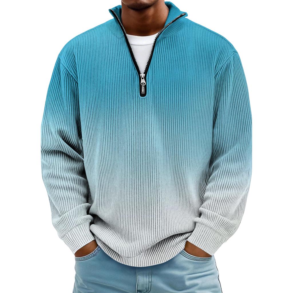 Мужская толстовка с капюшоном на молнии 1/4