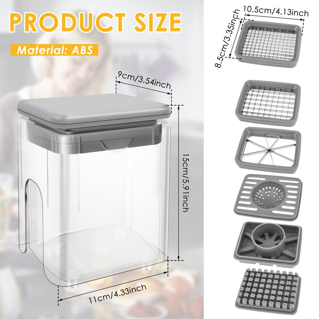 Многофункциональная овощерезка Универсальная компактная кухонная овощерезка для дома, ресторана, кухни Овощерезка