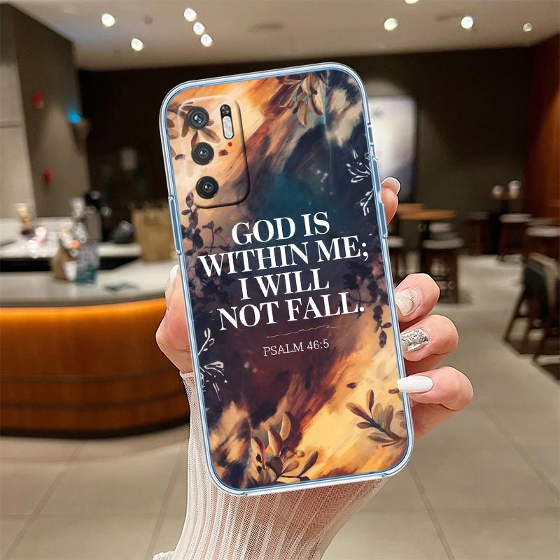UP14 Bible verse Jesus Cross Transparent Phone Case for Motorola Moto Edge 20 30 40 50 S30 Fusion Ultra Pro Neo Lite + G200 G23