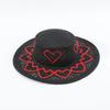 Fashion flat top color matching straw hat elegant beach vacation sun hat concave sun hat ins Xiaohongshu