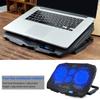 Laptop Cooling Pad with USB Ports 6 Wind Speeds Fast Heat Dissipation Universal Adjustable Height Notebook Cooling Stand