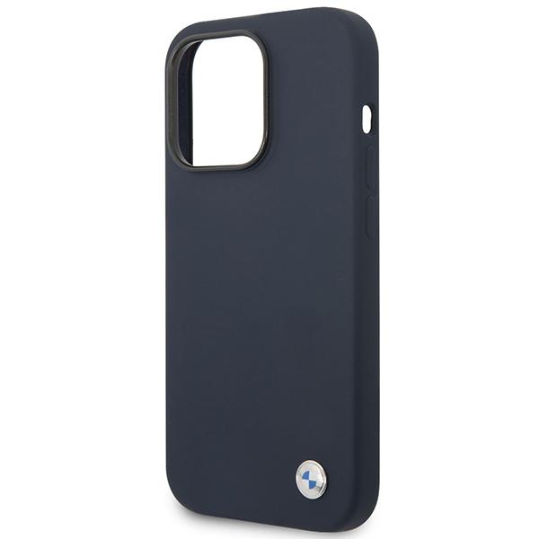 Etui do iPhone 14 Pro Max BMW Silicone MagSafe Granatowe
