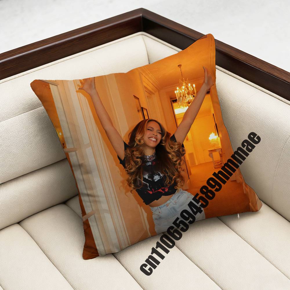 For For Singer BBeyonce Cowboy Throw Pillow Case Sham xcm xcm Square Home Pillowcase Cushion Cover