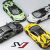 1/24 Scale Lambo Aventador SVJ63 Diecast Car Model Toy, Pull Back Toy Vehicle with Sound and Light for Kids Toddler Boys Girls Gift Collection