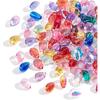 50/100 Pcs 9x6mm Teardrop Mixed Color Glass Beads with 1mm Hole for Valentine's Day DIY Necklace Earrings Jewelry Making