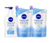 Nivea Cream Care Body Double Moisture Relaxing Soap 470ml Bottle 350ml Wash, Retaining, Scent, + Refill, 2-pack
