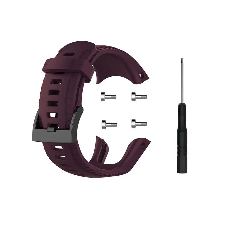 Спортивный ремешок для Suunto Watch 5 46 мм, силиконовый браслет для умных часов, ремешок на запястье для Suunto 5, аксессуары для ношения