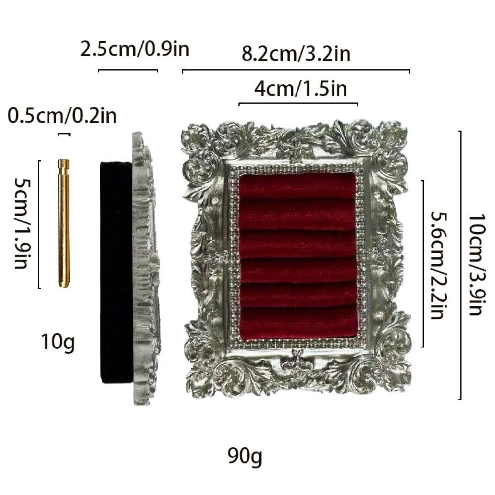 Mini Ring Display Stand Baroque Design Jewelry Storage Organizer Jewelry Display Props Trinket