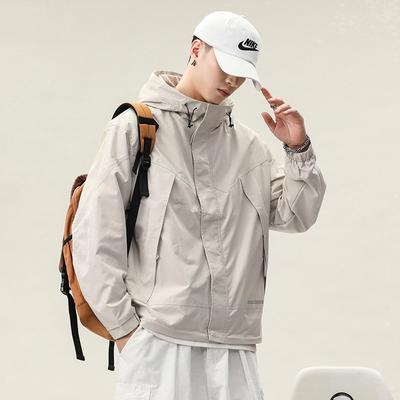 Куртка Tooling Jacket Men's Flying Men's Spring Casual Hooded Jacket Men's Trend
