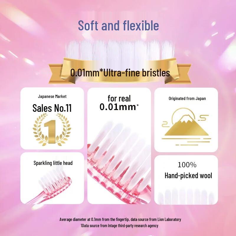 Lion King Fine Tooth Clean 0.01 Soft Bristle Toothbrushes (6-Pack)