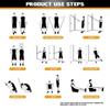 11pcs Resistance Bands Set Bodybuilding Exercise Equipment Fitness Elastic Rope Strength Training Tensioner Workout Expander
