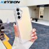 KEYSION Модный лазерный градиентный цветной чехол для телефона Samsung A54 5G A34 A24 A14, ударопрочная задняя крышка из ТПУ+ПК для Galaxy A04S