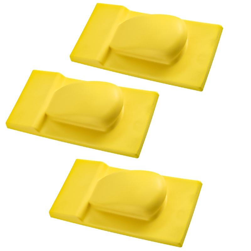 Блок для ручного шлифования на липучке Блок для ручного шлифования с пальцами Боковые крючки и петли Быстрая смена