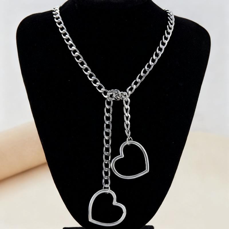 1 шт. Панк ожерелье с шипами, Готическая бижутерия, Преувеличение, Хиппи, Y2k, Ночной клуб, О-кольцо, Чувство дизайна, Чокер для женщин и мужчин