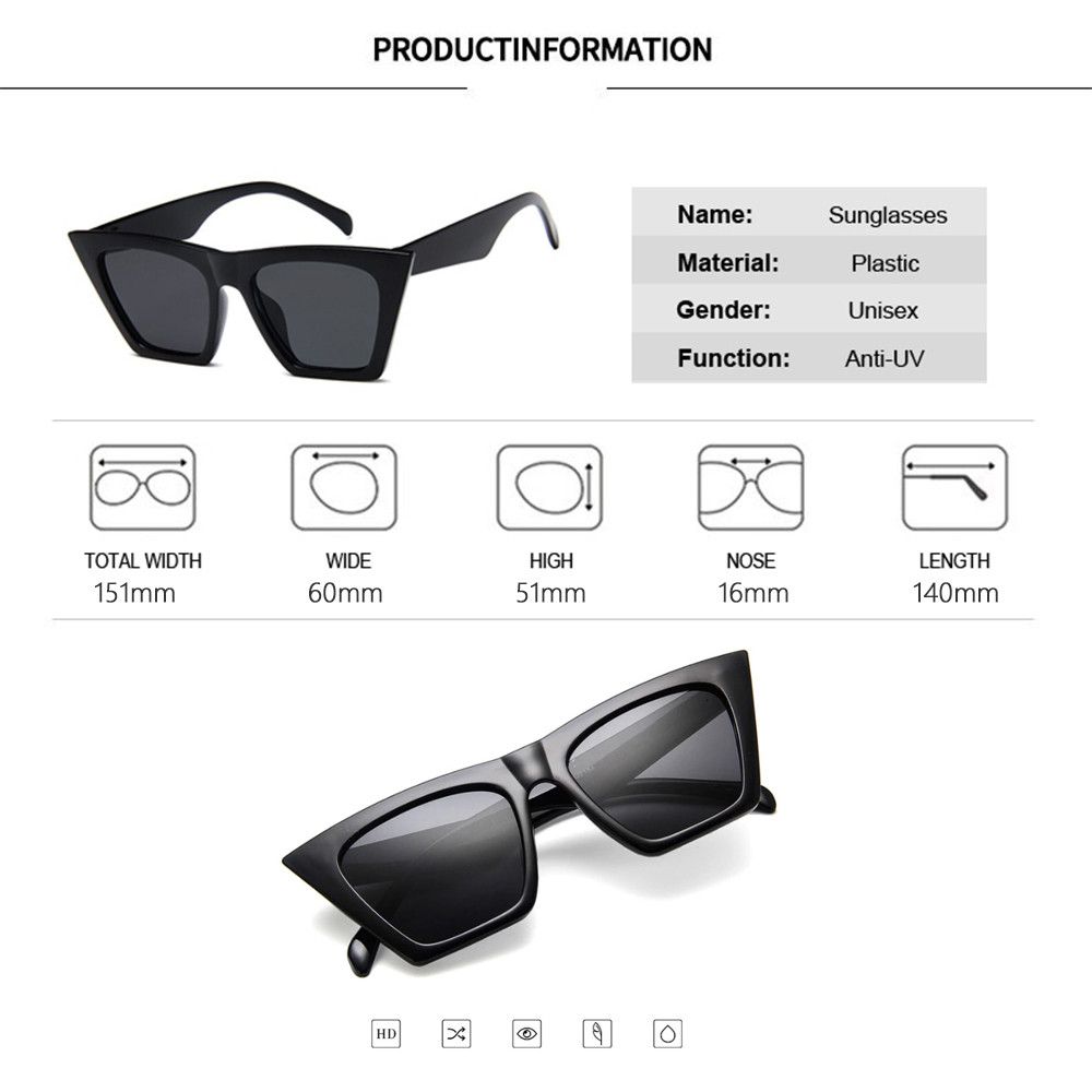 Trendy Style Eyewear UV400 Protection Streetwear Sun Glasses Sunglasses for Women Goggles Vintage Shades
