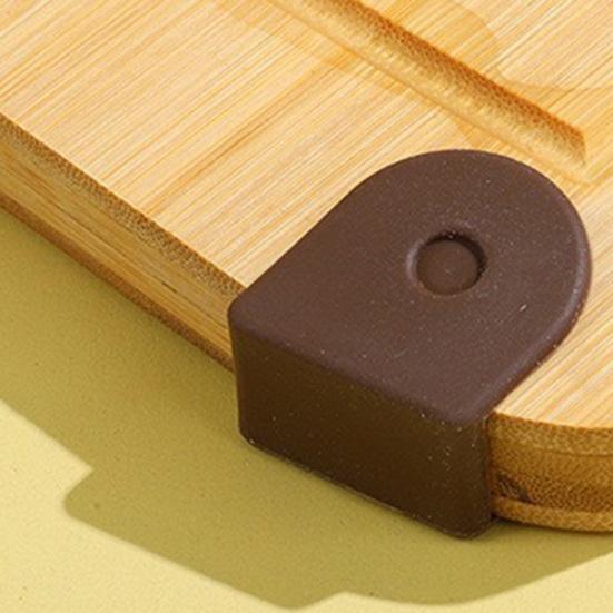 Бамбуковая разделочная доска Yousheng, нескользящая, квадратная, для мяса, фруктов, теста, можно мыть в посудомоечной машине, незаменимый кухонный инструмент для дома, кемпинга