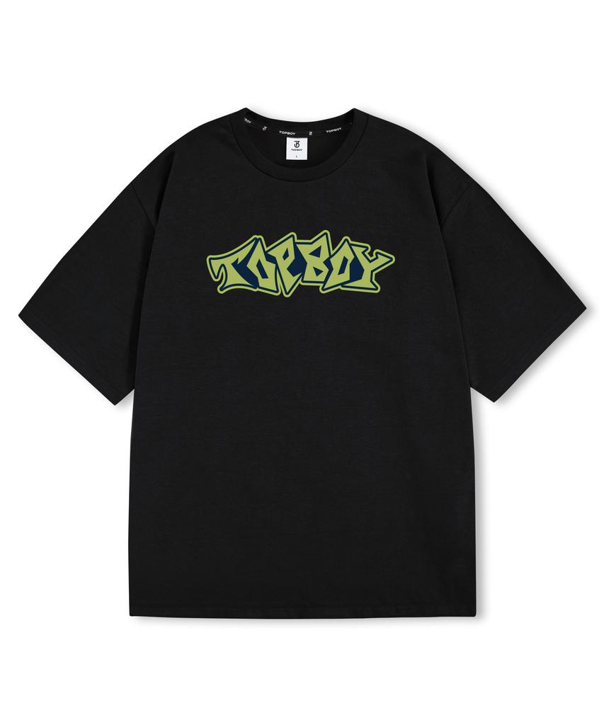 TOPBOY Graffiti Oversized Short Sleeve T-Shirt (Type A)