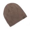 Autumn and winter new men's sewing small standard knitted hat outdoor warm windproof ear protection hat plush wool hat