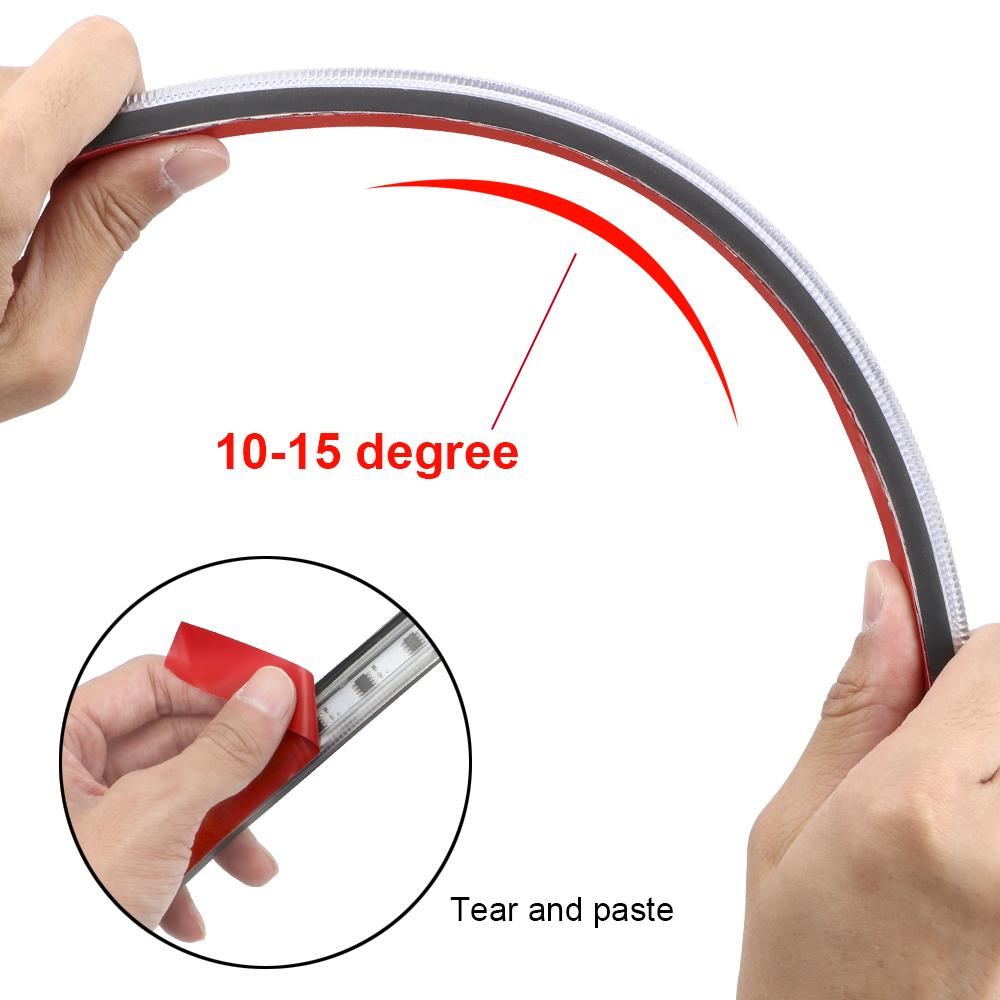 Автомобильные светодиодные дневные ходовые огни 2 шт. DRL Light Scan водонепроницаемые автомобильные указатели поворота последовательный поток лампы автомобильный стиль универсальный