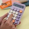 Calculator with Big Button Anti-Slip Pad Design LCD Display Accurate Calculation Mechanical Switch Calculator for School Office