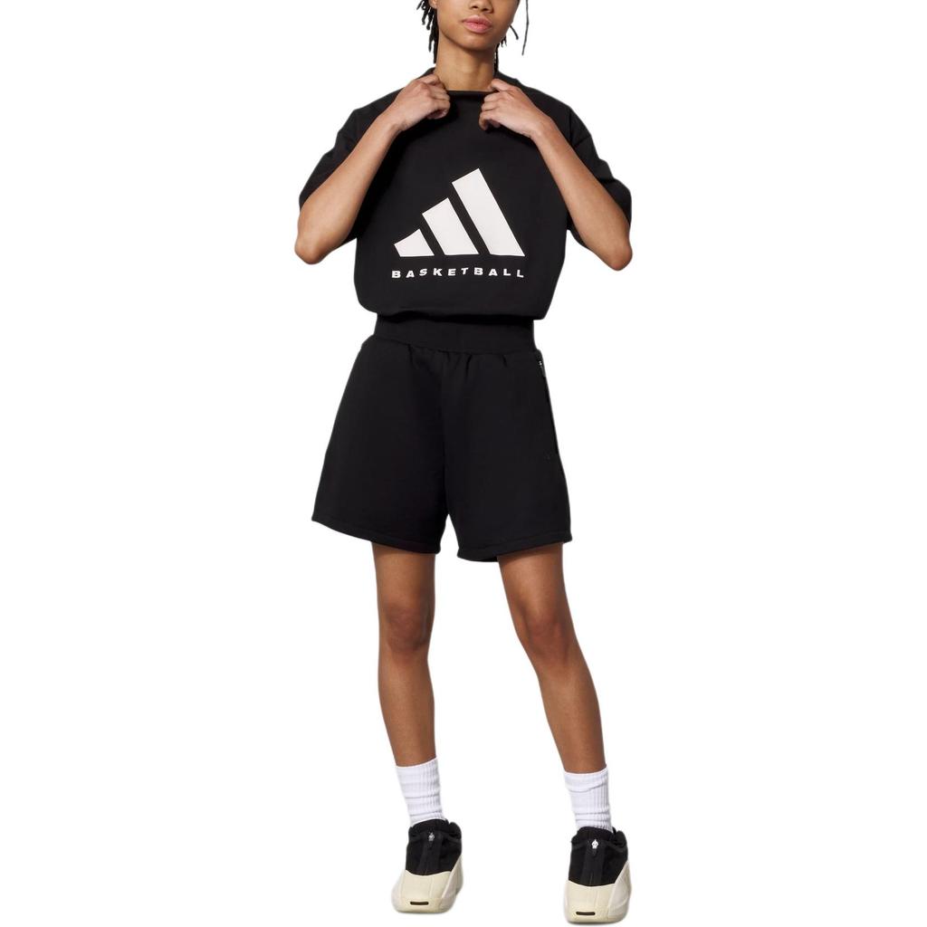 adidas Весна-лето 23 Chapter 03 Трикотажная футболка с логотипом Топы унисекс Черный IR8492