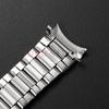 Изогнутый Конец Нержавеющая Сталь Ремешок для Часов для Seiko Раскладывающаяся Застежка Ремешок 20мм 22мм Универсальный Ремешок для Часов для Omega для Мужчин Женщин