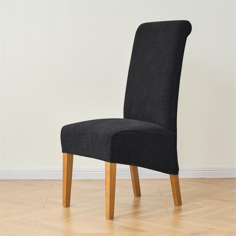 Nordic XL Dining Chair Cover Solid Washable Elastic Slipcover Removable Seat Case for Hotel Banquet Home