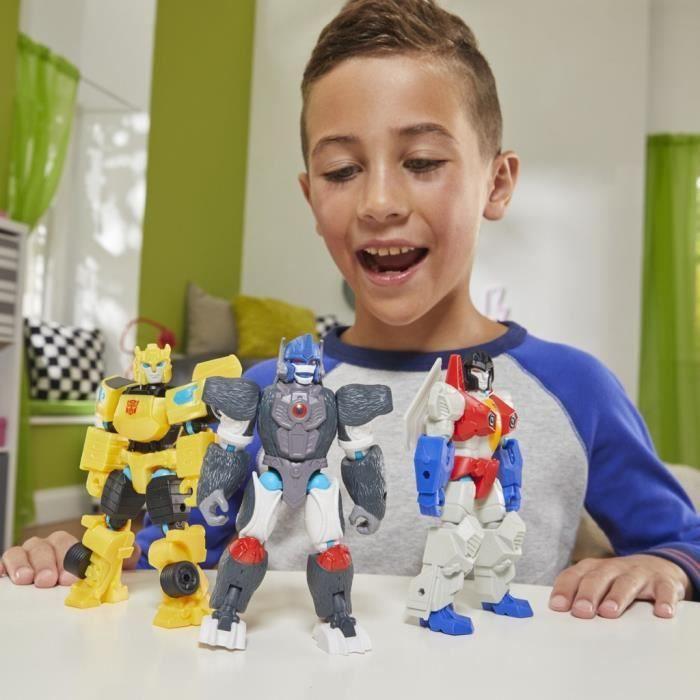 MixMashers Bumblebee, figurine personnalisable à mélanger et combiner avec accessoires, Transformers, Dès 4 ans