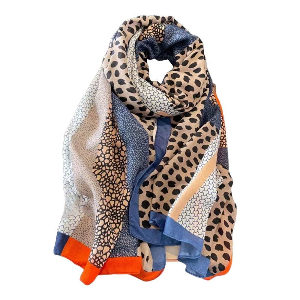 Тонкий шелковый шарф-шаль Модный шейный платок Бандана Пляжная дорожная накидка для вечерней свадебной вечеринки