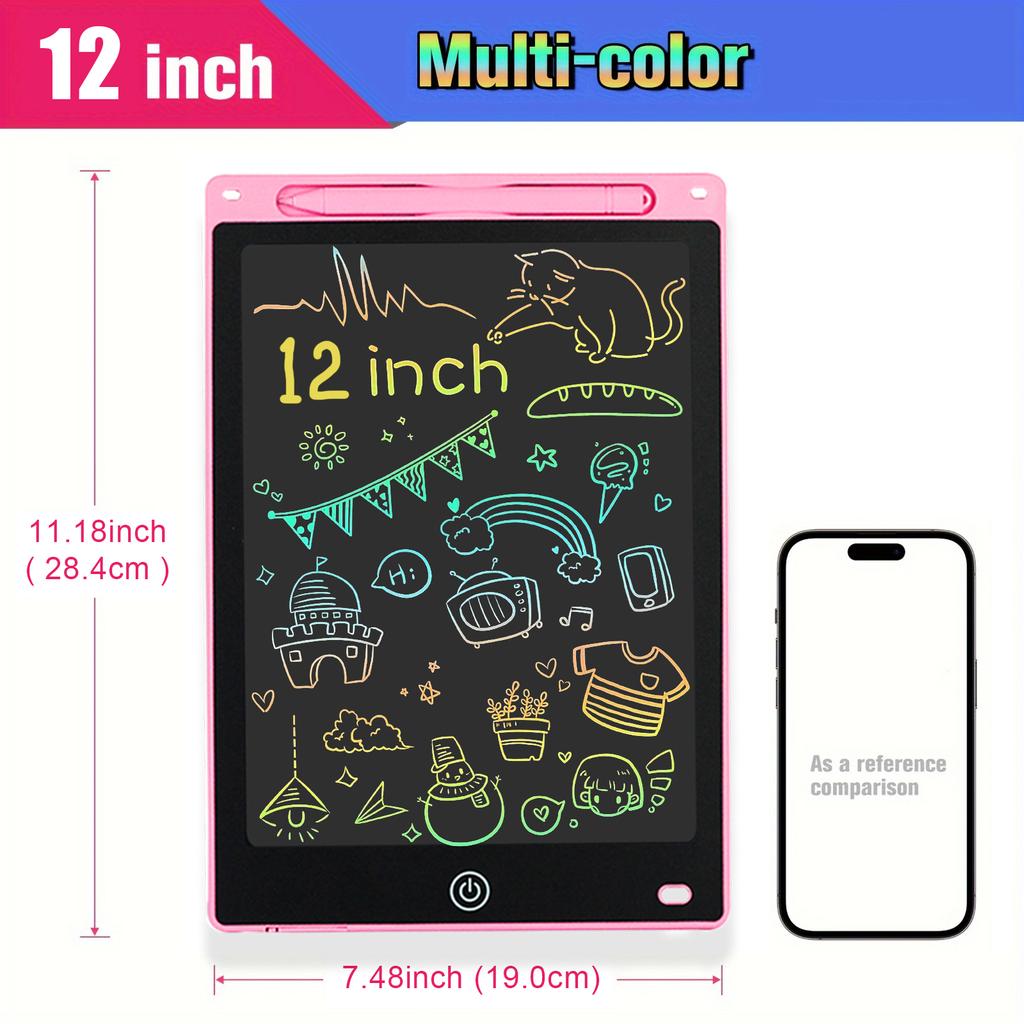 12 Inch LCD Writing Tablet Electronic Handwriting Drawing Board Digital Graphic Doodle Pad Educational Toy for Kids