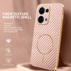 For Oppo Reno13 5G (Global) Phone Case Carbon Fiber Textured Electroplated TPU Back Cover