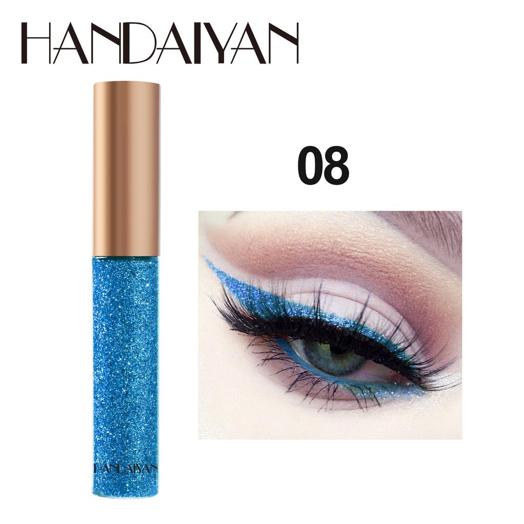 HANDAIYAN Stage Nightclub Makeup Performance Makeup and Colorful Shiny Sequins, Eye -catching Shadow Solution