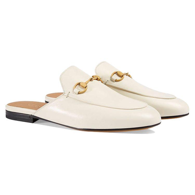 Gucci Женские закрытые тапочки Белые 423513 C9D00 9022