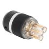 Monoso Power Plug Прозрачная чистая медь 24K GoldPlate o Разъем Power Plug