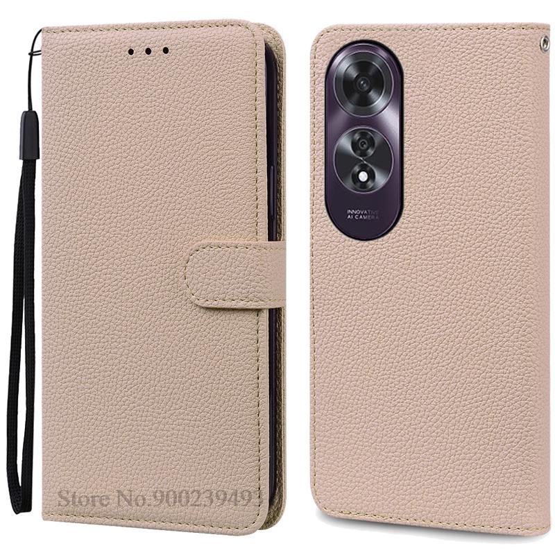 For OPPO A60 4G Case Wallet Flip Leather Case For OPPO A60 Cover Book Fundas For Oppo A60 Mobile Case Coque Shell