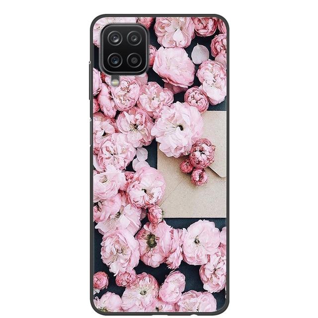 Чехол для Samsung A12, 2021, черные мягкие силиконовые чехлы из ТПУ для телефонов Samsung Galaxy A12 M12, чехол с крутым дизайном, чехол-бампер A 12