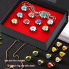 Akatsuki Fire Uchiha Itachi Alloy Shadow Ring Set