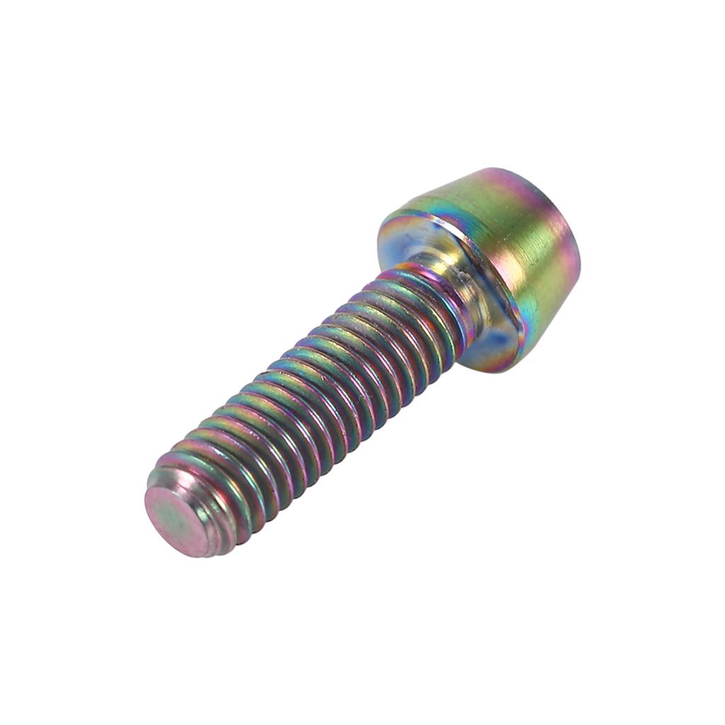 Alloy Tapered Screw With Washer For Mountain Bike(colorfulCelsiusM6x16)