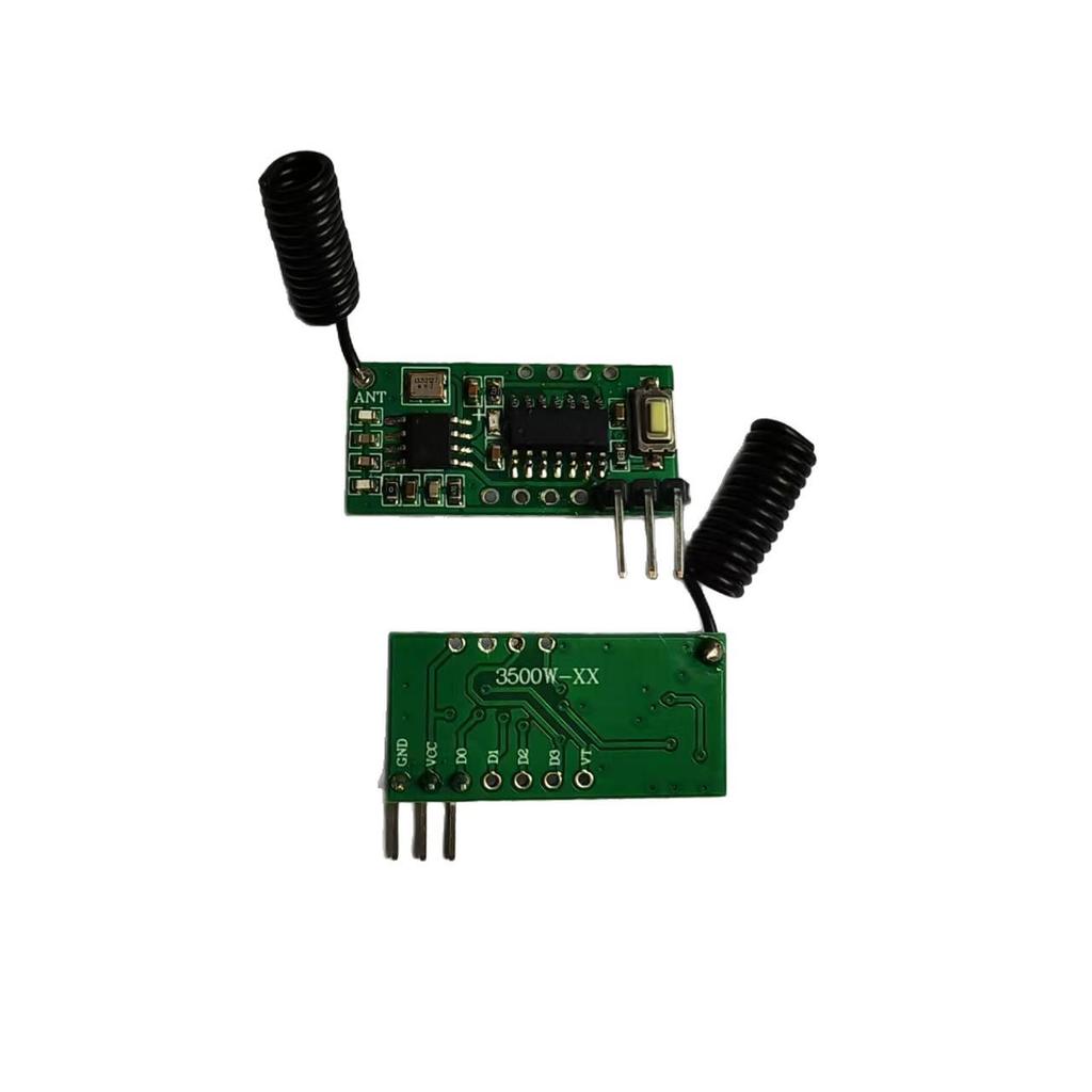 4-Channel 433MHz Superheterodyne Wireless Receiver Module - Learning Type 1527