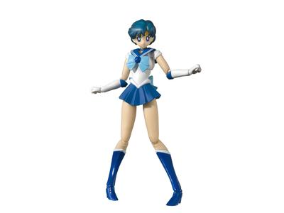 SHFiguarts Сейлор Мун Сейлор Меркурий - Animation Color Edition- (Переиздание) приблизительно. Покрашенная экшн-фигурка из ПВХ и АБС, 140 мм