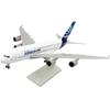 1/240 Scale Display 380 Prototype Airlines Airbus 30CM Souvenir A380 Kid Toy Resin Replica with Wheels Airplane Model Collection