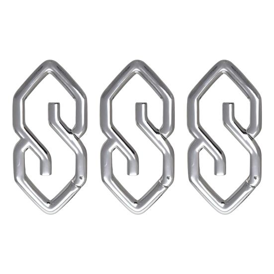 1/2/3 шт. Брелок Механизм плавного открывания Минималистичный дизайн Карабин The S Thing Для повседневного ношения Путешествия Использование на открытом воздухе