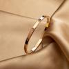 Men's Fashion Sparkling Bangle Bracelet Gold Love Bracelet Light Luxury Ins Hand Zircon Gift for Women Men