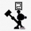 8 Bit Mr Game And Watch Smash Bros Melee Smash Bros Br Iron On Heat Transfer Printing Vinyl Patches Sticker for Clothes DIY Appliques Washable Patches