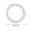 Rattan Wicker Christmas White Wreath Vine Ring Xmas Hanging Garland DIY Decor