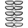 1 Pair Car Front Bumper Hood Kidney Grilles Replacement Grill For BMW 6-Series E63 E64 M6 2Door 630i 640i 650i 645ci