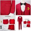 Original Stock Factory Wholesale Dark Wizard Red Suit Halloween Costume Men's Clothing
