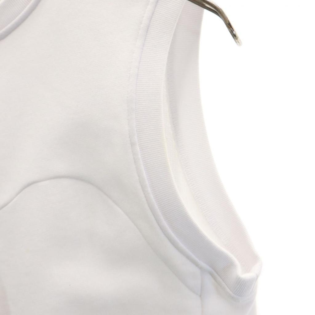 MSGM Сделано в Италии Платье без рукавов длиной до колена XS белое Женское Б/у