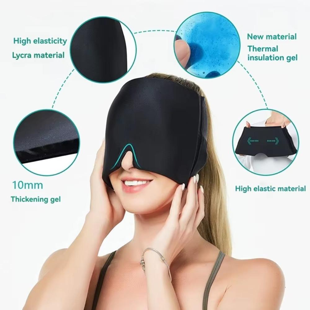 Cold Compress Head Massager Caps Migraine Relief Gel Eye Mask Ice Gel Ice Cap