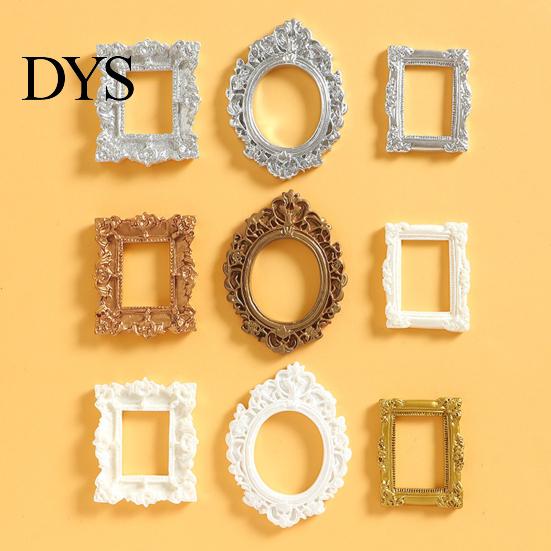 Винтажная Миниатюрная Фоторамка Барокко Фото Ретро Маленький Крошечный Стиль DIY Аксессуары для Украшений Чехлов для Телефонов Магнитов на Холодильник Поделок Прочная Смола
